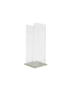 Vesta Home - Portabicchieri Verticale Like Water·bianco Monosatinato·10 X 10 X 25 H Th. 5 Mm 2