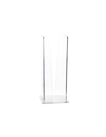 Vesta Home - Portabicchieri Verticale Like Water·bianco Monosatinato·10 X 10 X 25 H Th. 5 Mm