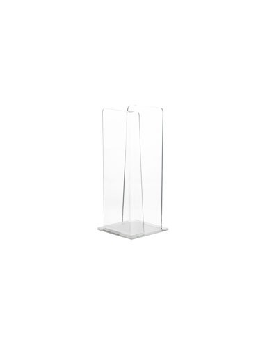 Vesta Home - Portabicchieri Verticale Like Water·bianco Monosatinato·10 X 10 X 25 H Th. 5 Mm