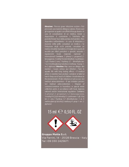 Muhà - Olio Idro 15ml Vaniglia e Ambra Pura - Essenza Idroalcolica Concentrata
