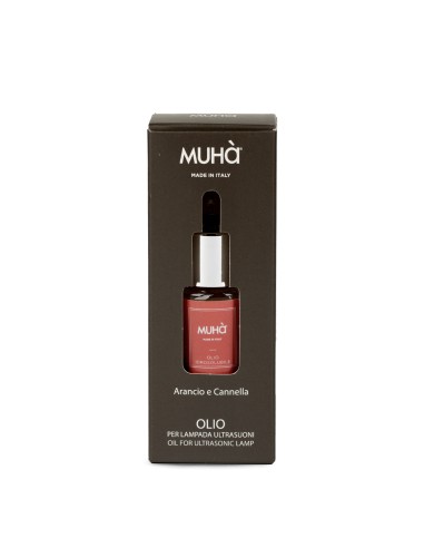 Muhà - Olio Idro 15ml Arancio e Cannella - Essenza Idroalcolica Concentrata