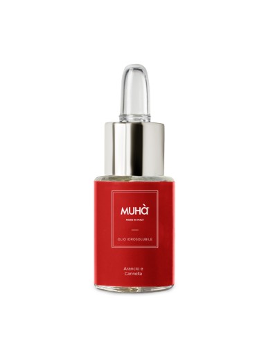 Muhà - Olio Idro 15ml Arancio e Cannella - Essenza Idroalcolica Concentrata