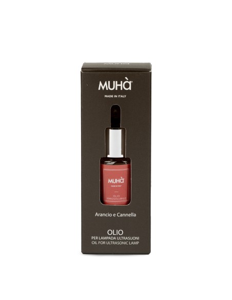 Muhà - Olio Idro 15ml Arancio e Cannella - Essenza Idroalcolica Concentrata