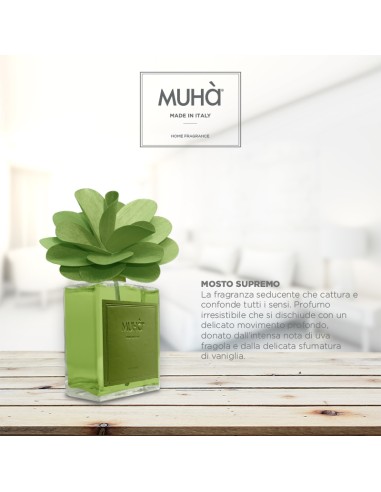 Muhà - Flower 500ml Verde Mosto Supremo - Diffusore