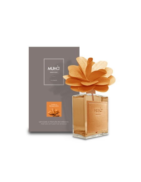 Muhà - Flower 500ml Arancio Cedro e Bergamotto - Diffusore