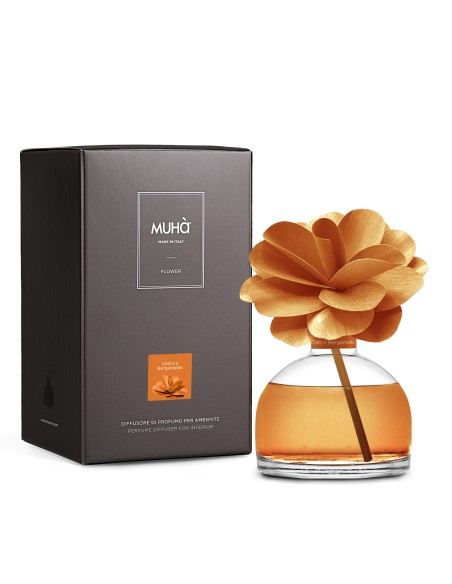 Muhà - Flower 200ml Arancio Cedro e Bergamotto - Diffusore
