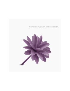 Muhà - Dalia di Ricambio per Bottiglie da 60ml Viola in Legno di Betulla 2