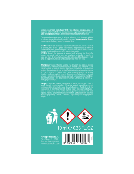Muhà - Bucato Monodose 10ml Intenso - Profumatore Bucato per Lavatrice