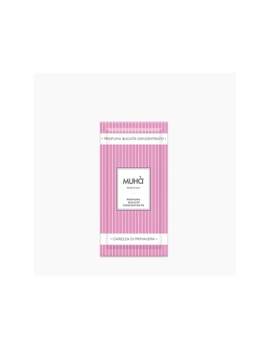 Muhà - Bucato Monodose 10ml Carezza di Pr. - Profumatore Bucato per Lavatrice