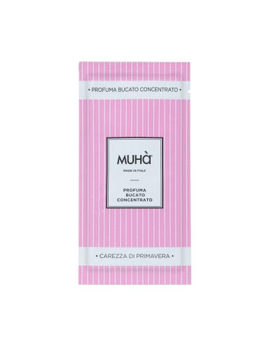 Muhà - Bucato Monodose 10ml Carezza di Pr. - Profumatore Bucato per Lavatrice