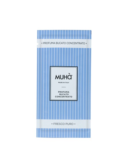 Muhà - Bucato Monodose 10ml Fresco Puro - Profumatore Bucato per Lavatrice