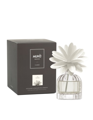 Muhà - Flower 60ml Bianco Iris Cipriato - Diffusore