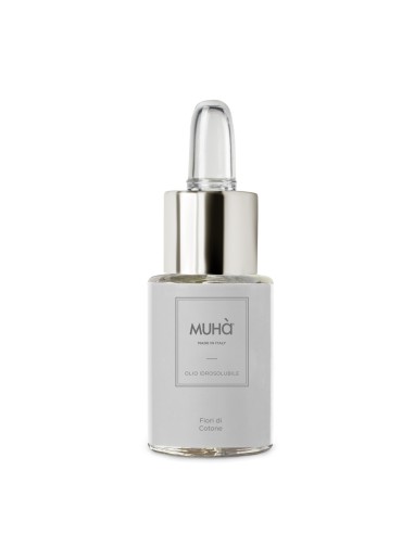 Muhà - Olio Idro 15ml Fiori di Cotone - Essenza Idroalcolica Concentrata
