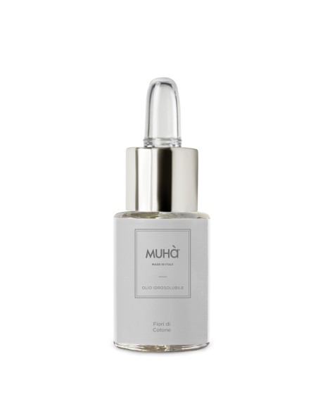 Muhà - Olio Idro 15ml Fiori di Cotone - Essenza Idroalcolica Concentrata