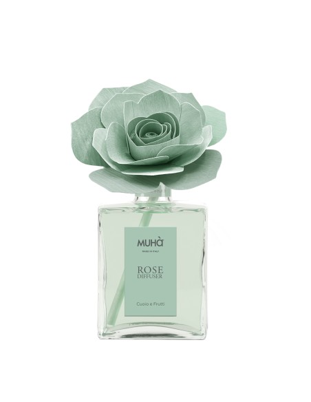 Muhà - Rosa Verde 200ml Cuoio e Frutti - Diffusore