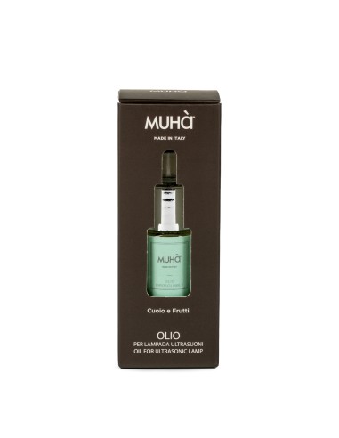 Muhà - Olio Idro 15ml Cuoio e Frutti - Essenza Idroalcolica Concentrata