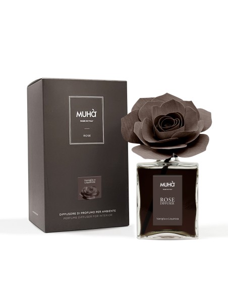 Muhà - Rosa Marrone 200ml Vaniglia e Liquirizia - Diffusore