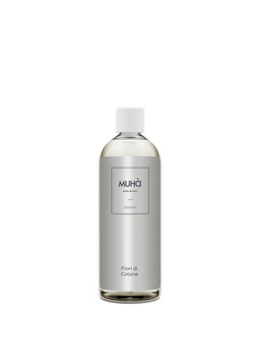 Muhà - Refill 500ml Fiori di Cotone - Ricarica Liquida per Diffusore