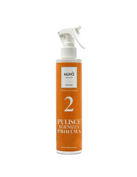 Muhà - Milleusi 200ml Mistero di Spezie Igienizzante - Detergente Deodorante