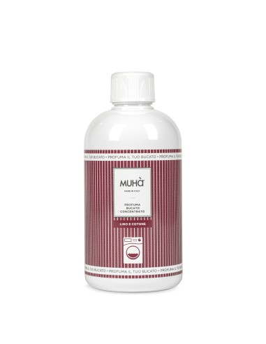 Muhà - Bucato 400ml Lino e Cotone - Profumatore Bucato per Lavatrice