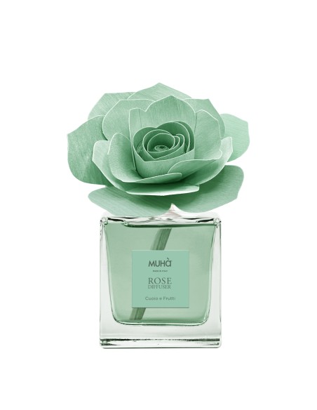 Muhà - Rosa Verde 100ml Cuoio e Frutti - Diffusore