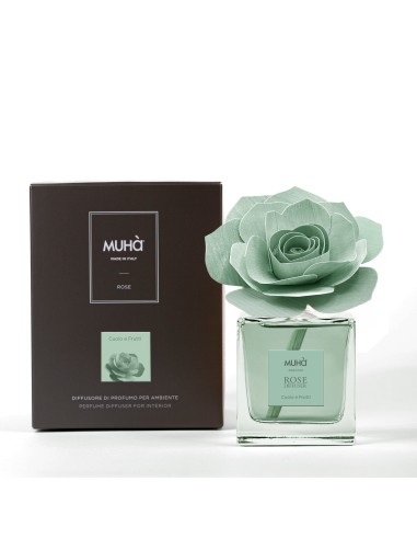 Muhà - Rosa Verde 100ml Cuoio e Frutti - Diffusore