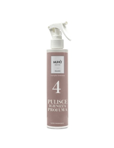 Muhà - Milleusi 200ml Vaniglia Ambrata Igienizzante - Detergente Deodorante