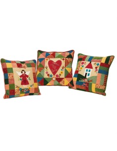 Set 3 cuscini Patchwork My Doll