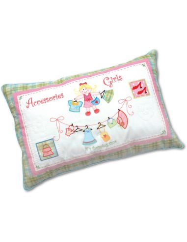 Cuscino Girl rettangolare My doll