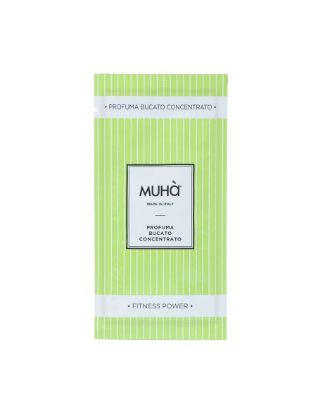 Muhà - Bucato Monodose 10ml Fitness Power - Profumatore Bucato per Lavatrice