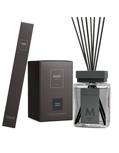 Muhà - Perfume 500ml Tonka e Sandalo - Diffusore