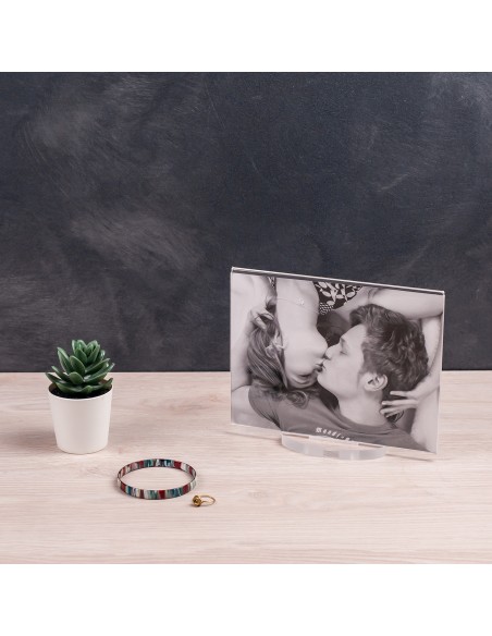 Vesta Home - Portafoto Air 15/20·trasparente·15 X 20 Th. Base 8 Mm Th. Body 4 Mm