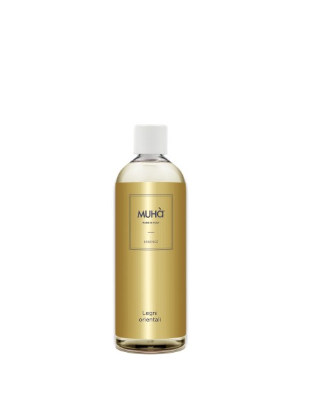 Muhà - Refill 500ml Legni Orientali Trasparente - Ricarica Liquida per Diffusore