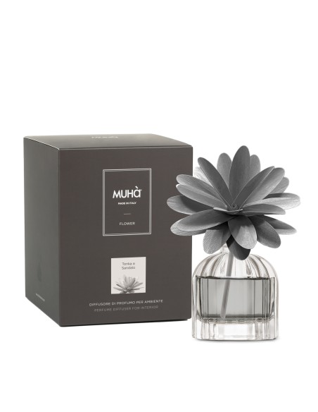 Muhà - Flower 60ml Tonka e Sandalo - Diffusore