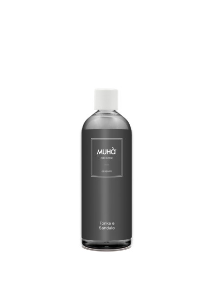 Muhà - Refill 500ml Tonka e Sandalo - Ricarica Liquida per Diffusore