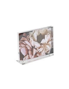 Vesta Home - Portafoto Piccolo Block·trasparente·10 X 15 Th. Base 3 Mm Th. Body 12 Mm 2