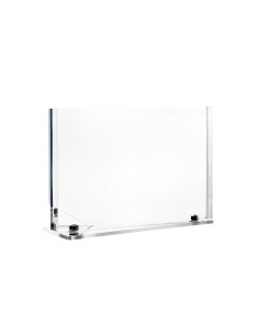 Vesta Home - Portafoto Piccolo Block·trasparente·10 X 15 Th. Base 3 Mm Th. Body 12 Mm