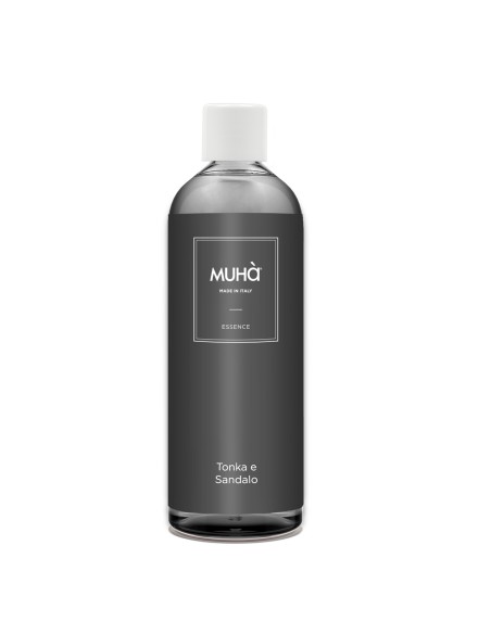 Muhà - Refill 1000ml Tonka Sandalo - Ricarica Liquida per Diffusore