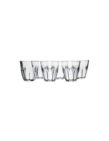 Vesta Home - Ankon Bicchieri Molati - Set 6 Pezzi·trasparente·ø9,5 X 9,5 H Th. 4 Mm