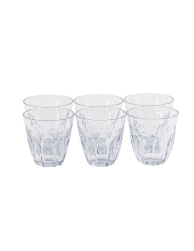 Vesta Home - Ankon Bicchieri Molati - Set 6 Pezzi·trasparente·ø9,5 X 9,5 H Th. 4 Mm