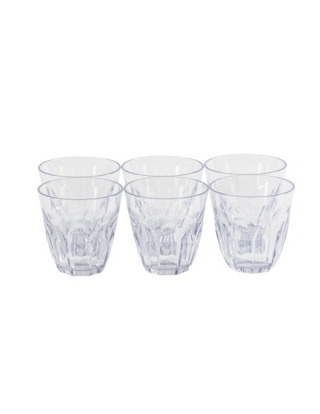 Vesta Home - Ankon Bicchieri Molati - Set 6 Pezzi·trasparente·ø9,5 X 9,5 H Th. 4 Mm