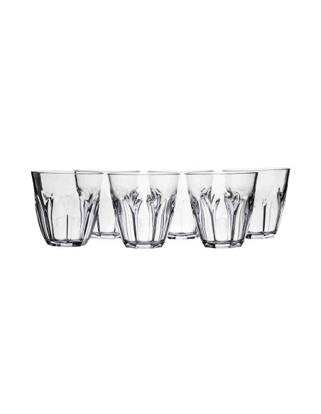 Vesta Home - Ankon Bicchieri Molati - Set 6 Pezzi·trasparente·ø9,5 X 9,5 H Th. 4 Mm