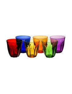 Vesta Home - Ankon Bicchieri Molati - Set 6 Pezzi·multicolor·ø9,5 X 9,5 H Th. 4 Mm