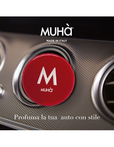 Muhà - Car Auto Ricaricabile Arancio e Cannella - Profumatore Auto