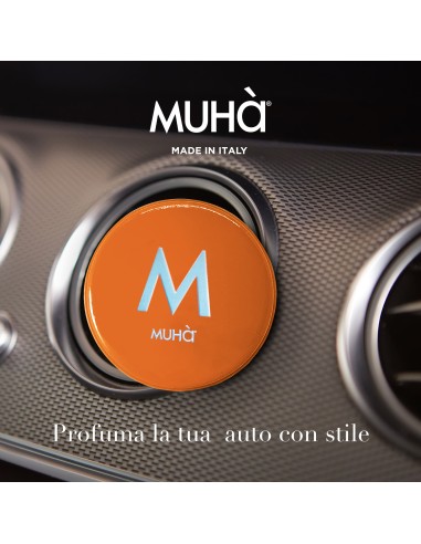 Muhà - Car Auto Ricaricabile Cedro e Bergamotto - Profumatore Auto