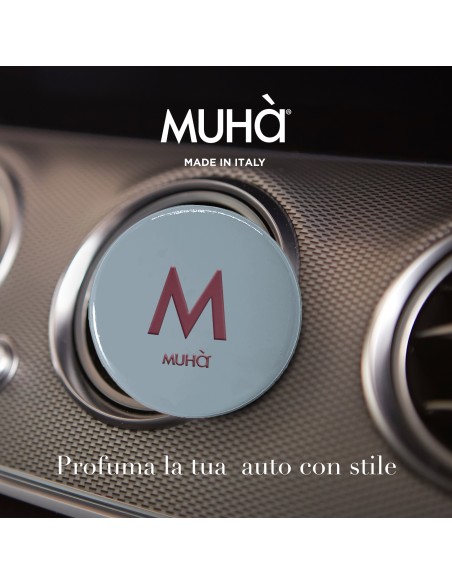 Muhà - Car Auto Ricaricabile Cuoio e Frutti - Profumatore Auto