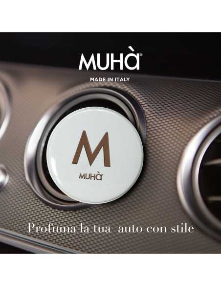 Muhà - Car Auto Ricaricabile Acqua e Sale - Profumatore Auto