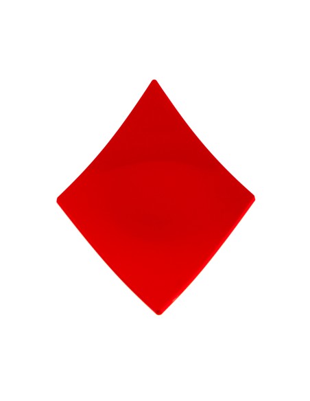 Vesta Home - Vuotatasche Carte Quadri·bianco/rosso·17 X 24,5 X 2,6 H Th. 5 Mm
