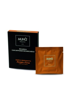 Muhà - Refill Car Auto Cedro e Bergamotto - Ricarica per Profumatore Auto