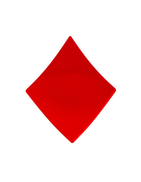 Vesta Home - Vuotatasche Carte Quadri·bianco/rosso·17 X 24,5 X 2,6 H Th. 5 Mm